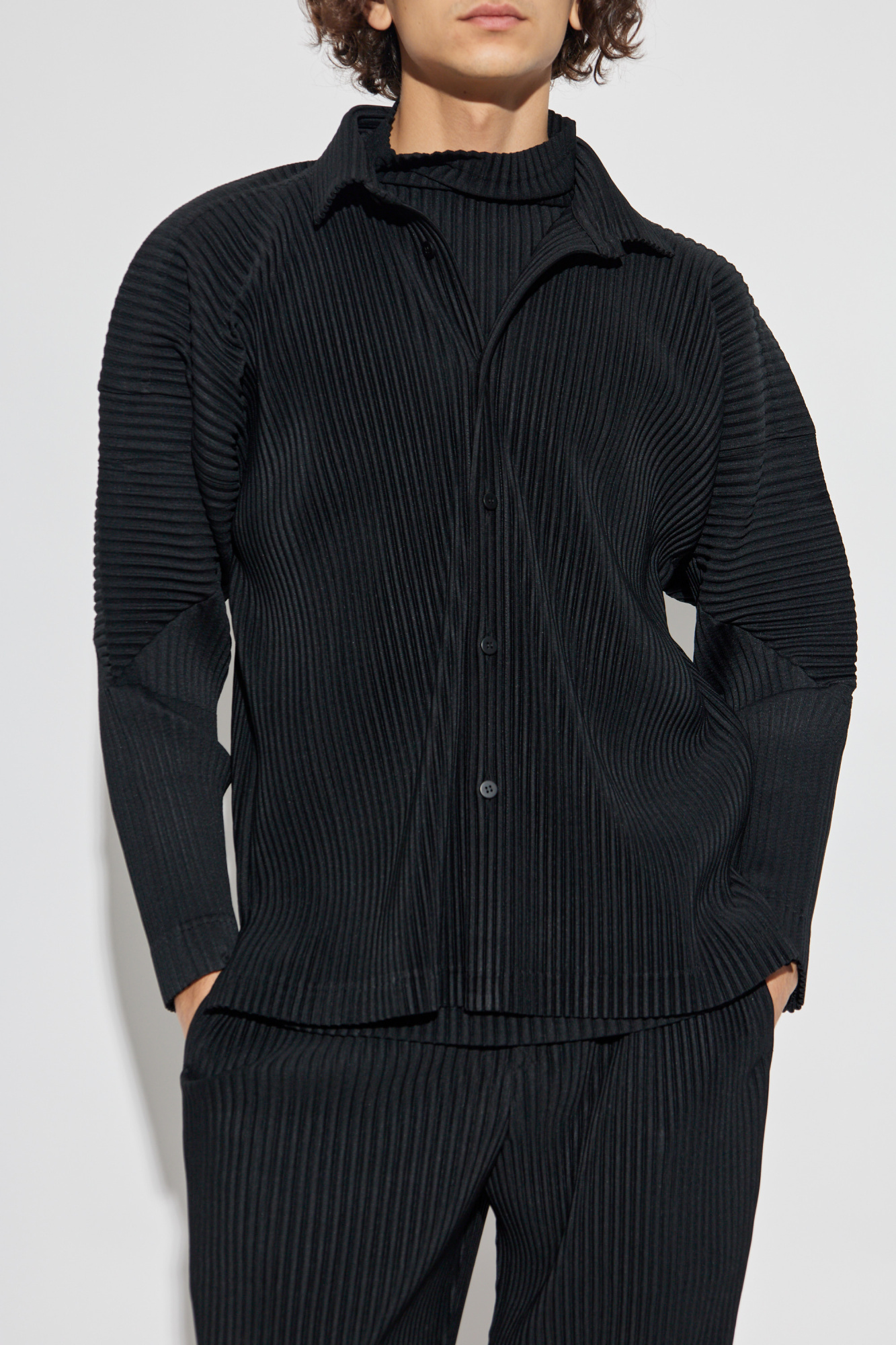 さ*ん様 ISSEY MIYAKE MEN 97ss pleats shirt INTO · INTO